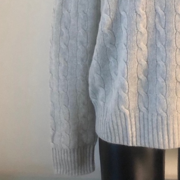 Polo Ralph Lauren Cashmere Sweater XL Gray NWT New - Picture 6 of 8